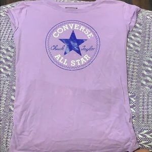 Girls converse tee